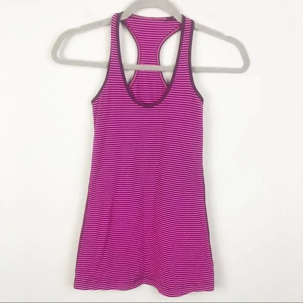 LULULEMON | Cool Racerback Tank Top Hyper Stripe